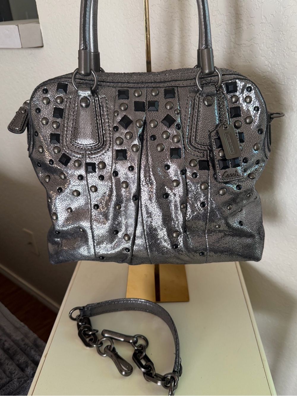 Coach Kristin Studded Satchel